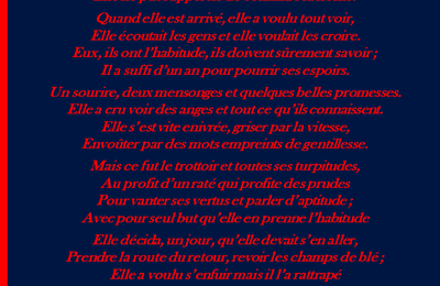 Et comme elle était loin