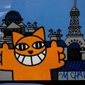 st etienne 42 2023 Galerie PASQUI  street art "M.CHAT"