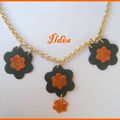 Des fleurs pour un collier