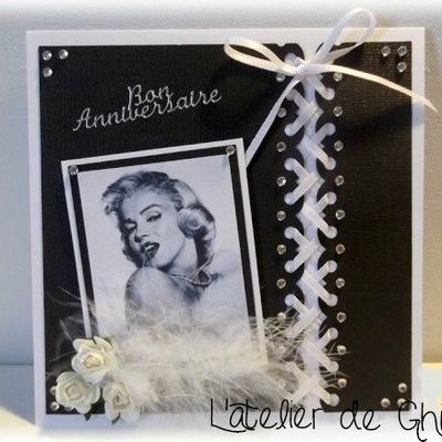 Carte Maryline Monroe... 