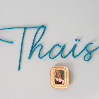 Thaïs en tricotin turquoise