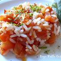 Tomato-Riz parfumé au Basilic ( Au four )