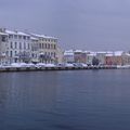 Martigues est sous la neige