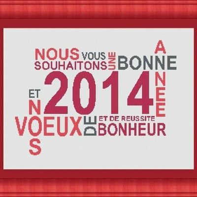 Meilleurs voeux de brodeuse
