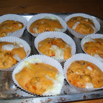 Petits cakes au potimarron & aux noisettes
