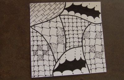 Semaine 50 Zentangle Grégotine