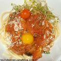 Spaghetti sauce tomate aux anchois