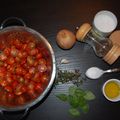Sauce tomate cerise