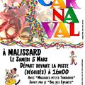 Le 5 mars : tous au Grand CARNAVAL de Malissard