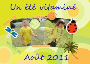 Un été vitaminé