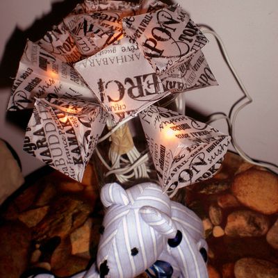 Recyclage de guirlande