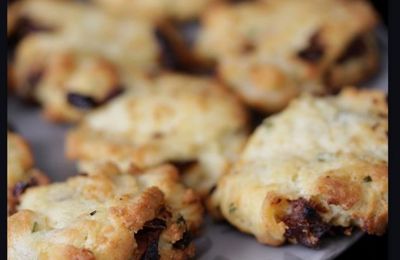 Cookies salés (chèvre tomates séchées)