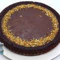 Tarte renversée chocolat noisettes