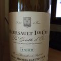 domaine Jean-Michel gaunoux 1999 meursault 1er cru "goutte d'or"