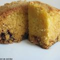 Cake au caramel noix de coco et raisins secs