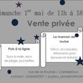 Vente privée chez moi!