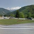 Rond-point à Ugine