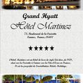 Parmi les hôtels les plus prestigieux de la Côte voici l'Hôtel Martinez situé à Cannes ! 