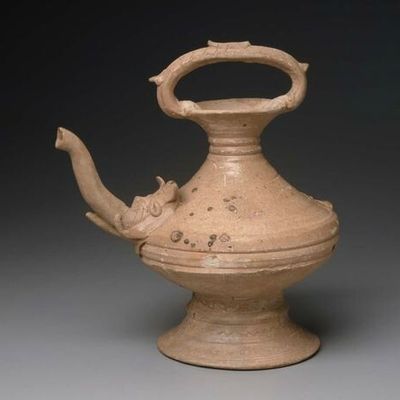 Ewer with elephant-head spout