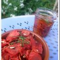 Pétales de tomates séchées
