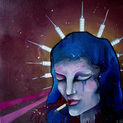 Nouvelle acrylique, encore une réinterpretation
