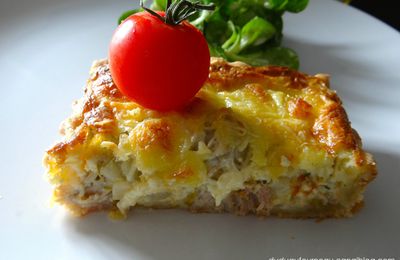 QUICHE AUX ENDIVES ET AU THON