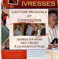 Rappel : "Ivresses" c'est samedi