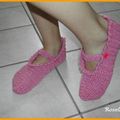 Des chaussons au crochet