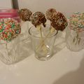 Cake pops au philadelphia milka en deux couleurs