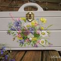  ♣ Fleurs champêtres pour une boîte à compartiments