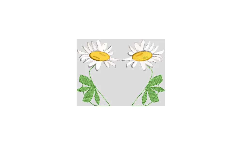 26 lettres avec des marguerites*