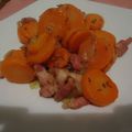 Carottes Fondantes aux Lardons, Oignons et au Cumin