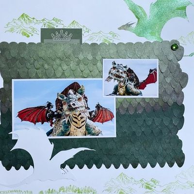 Page de scrap dragon 