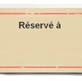 Ticket réservé à