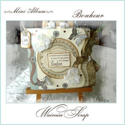 tuto Mini album Bonheur by Waiméa
