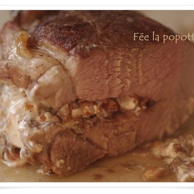 Rôti de porc au nougat ---extra moelleux !