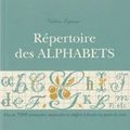 Ma bibliothèque : Répertoire des ALPHABETS