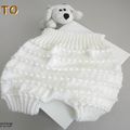 Tuto, explications, layette tricot laine bb, tricot bebe