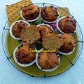 Muffins au beurre de cacahuètes crunchy