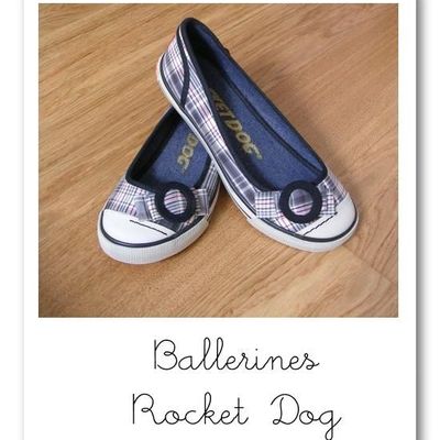Ballerines de la marque Rocket dog, grises, motif
