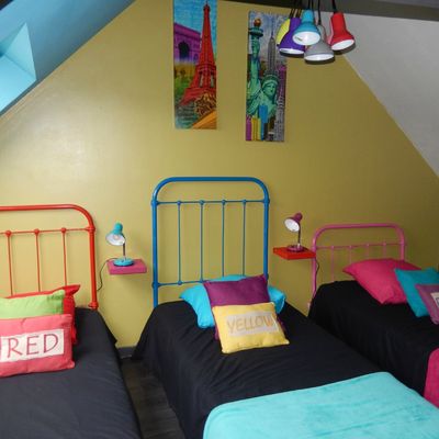 Partage d'un chantier de décoration d'intérieur, création d'un gîte