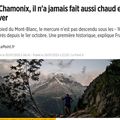 A CHAMONIX, IL N'A JAMAIS FAIT AUSSI CHAUD EN HIVER - (Le Point.fr ) -