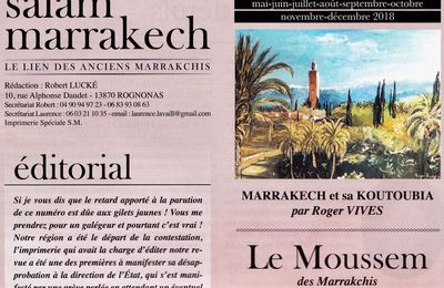 LE NUMÉRO 151 DE LA REVUE "SALAM MARRAKECH" EST PARU