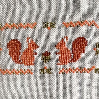 une petite broderie d'automne