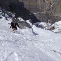 09/03/10 : Ski de rando : Pointe d'Anterne (2710m) : couloir de la Mitraille 5.1 E3 45°/300m