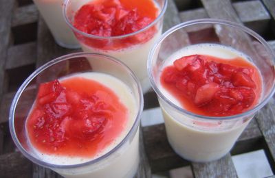 Pannacotta (panna cotta) à la vanille