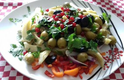 Salade végétarienne aux groseilles