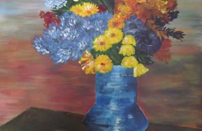 Fleurs en acrylique