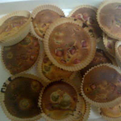 muffins aux jambons et aux olives