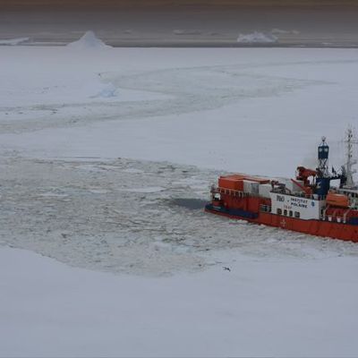 Il brise toujours la glace...